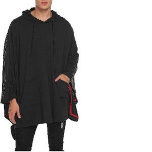 NWT Unisex Fashionable Hooded Poncho Cloak Pullover